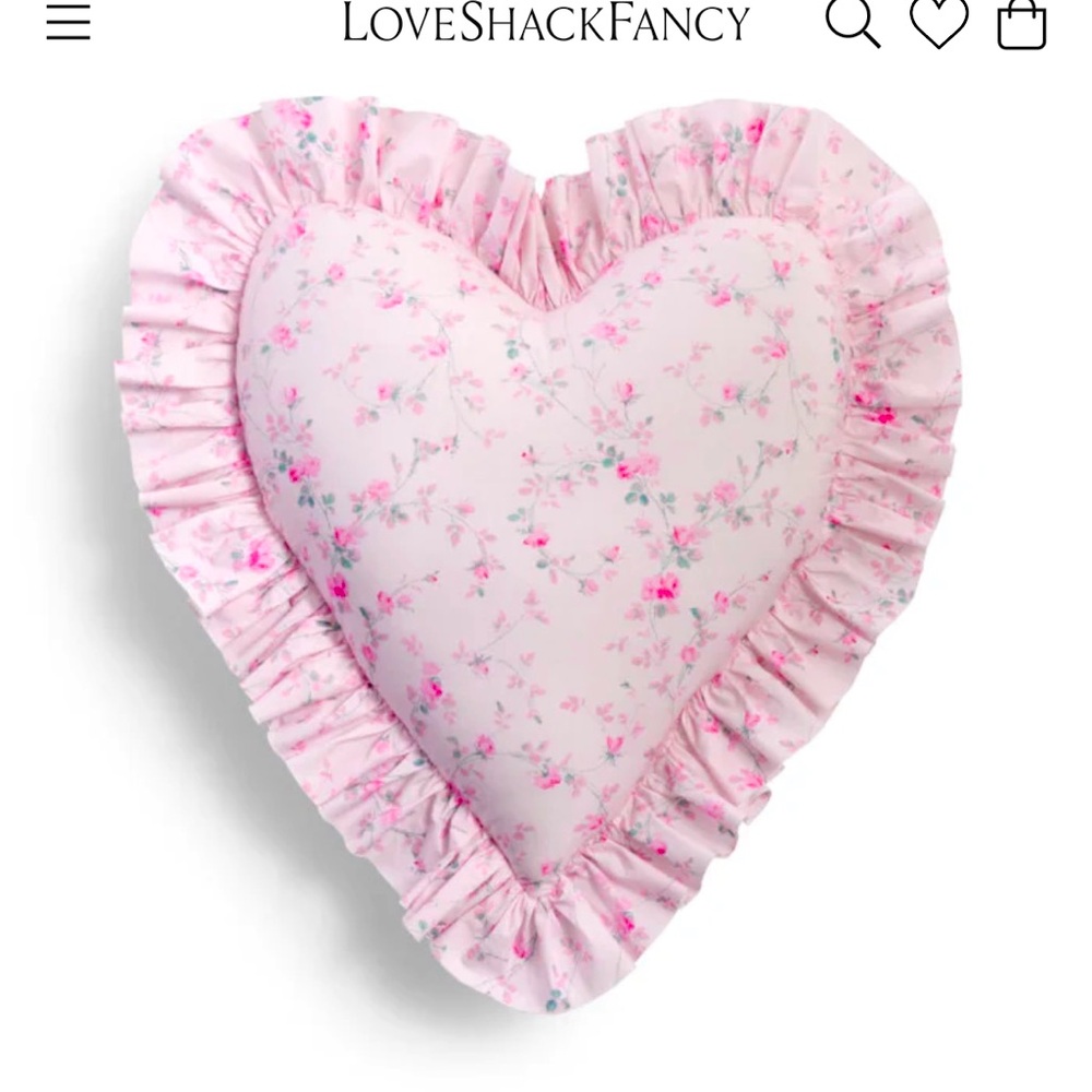 NWT 🌸🌼Loveshackfancy Floral Pillow🌸🌼